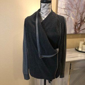 INC Zipper/ Wrap Sweater Jacket - SM